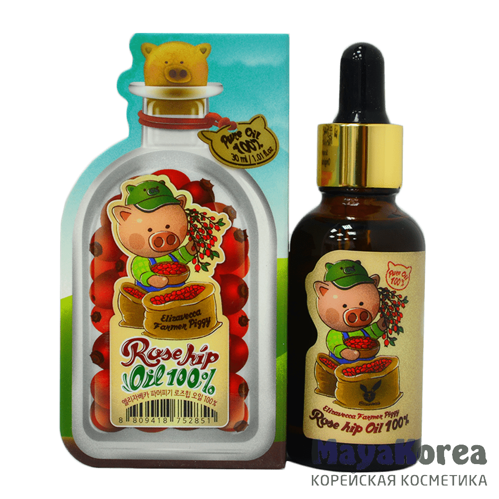 ЕЛЗ Масло elizavecca farmer piggy rose hip oil 100%