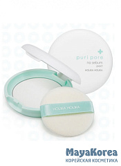 Holika Holika Puri Pore No Sebum Pact Компактная пудра для лица, матирующая Puri Pore No Sebum Pact