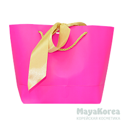 Пакет-сумка ламинированный «Фуксия», розовый, 28 х 9 х 20 см