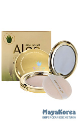 Enough CQ10 Пудра для лица с коэнзим Q10 и алоэ со сменным блоком Coenzyme Q10 Aloe silky sun Twowaycake #21 (include. Refill)