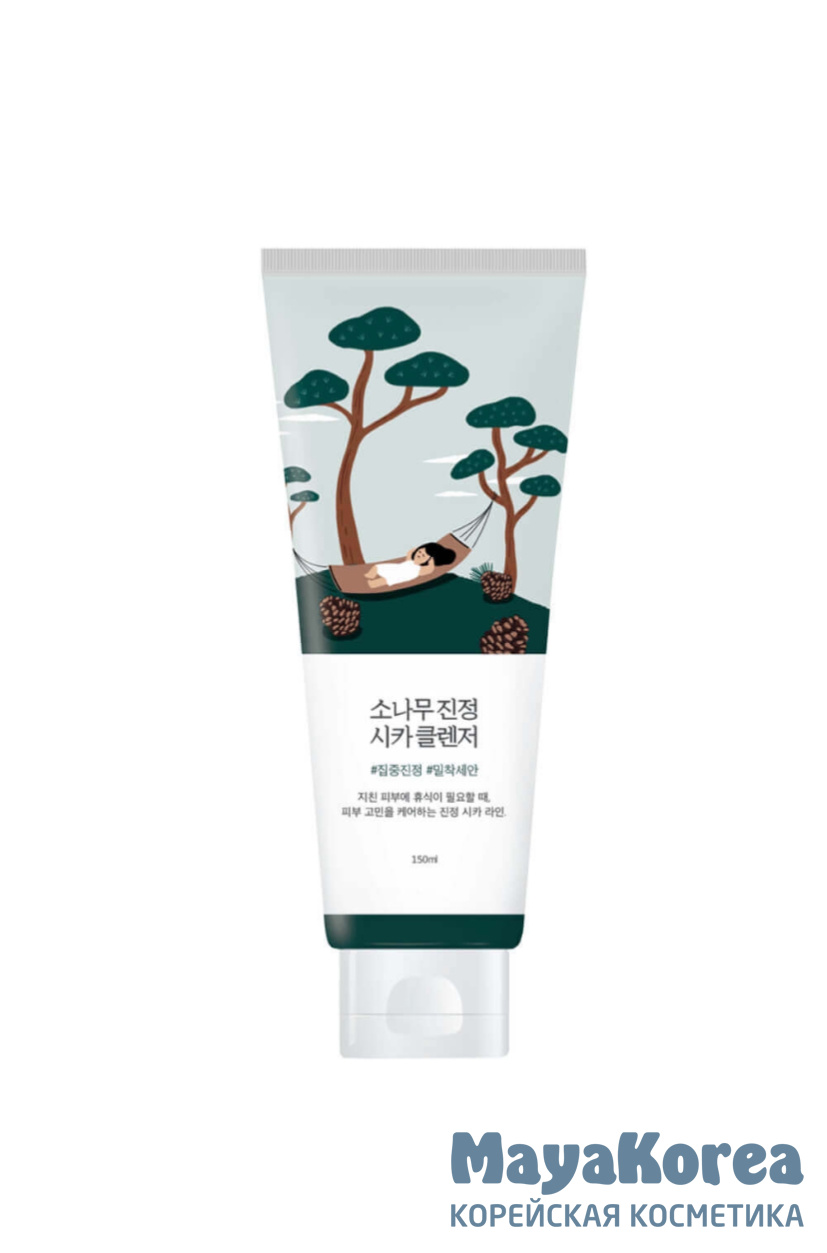 ROUND LAB Очищающая пенка с экстрактом сосны и цинтеллы Pine Calming Cica Cleanser 150 мл