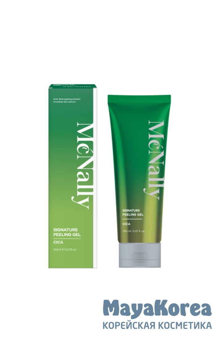 MCNALLY - ПИЛИНГ-ГЕЛЬ ДЛЯ ЛИЦА С ЭКСТРАКТОМ ЦЕНТЕЛЛЫ SIGNATURE PEELING GEL CICA, 150 МЛ