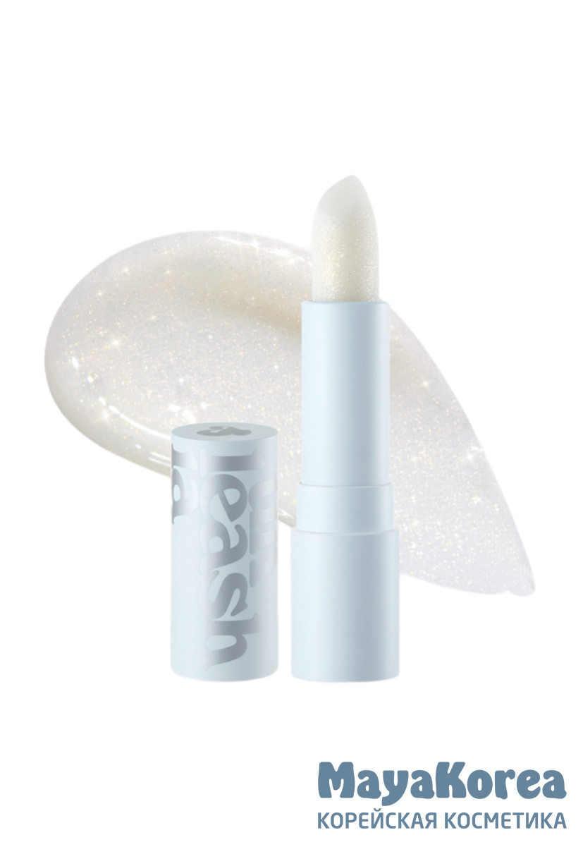 Бальзам для губ с блестками Unleashia Glacier Vegan Lip Balm No. 1 Snow frost 3,3 гр.