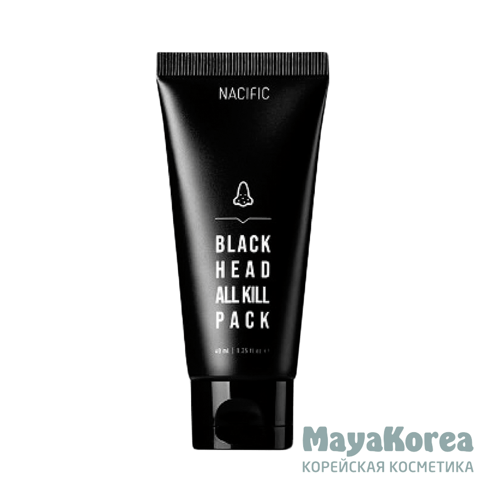 NACIFIC BLACK HEAD ALL KILL PACK Маска для лица против черных точек 40мл