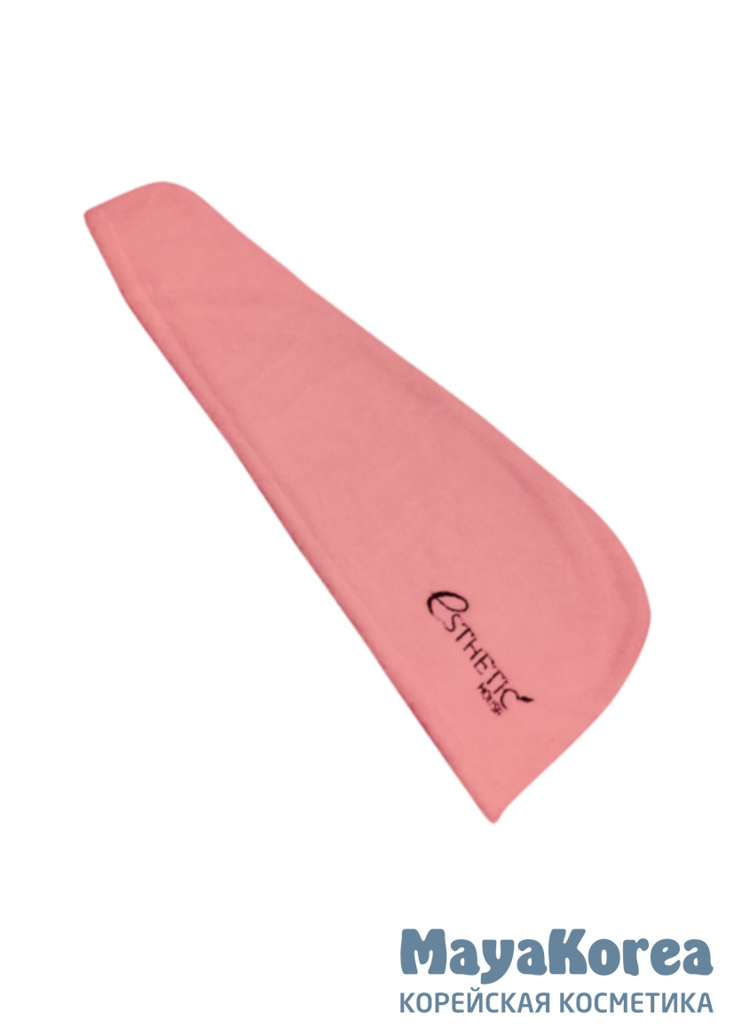 [ESTHETIC HOUSE] ПОЛОТЕНЦЕ ДЛЯ ВОЛОС_РОЗОВОЕ