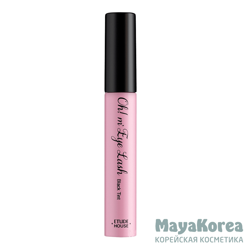 Черный тинт. Etude` Oh m`Eye Lash Black Tint Mascara. Etude тушь тинт.