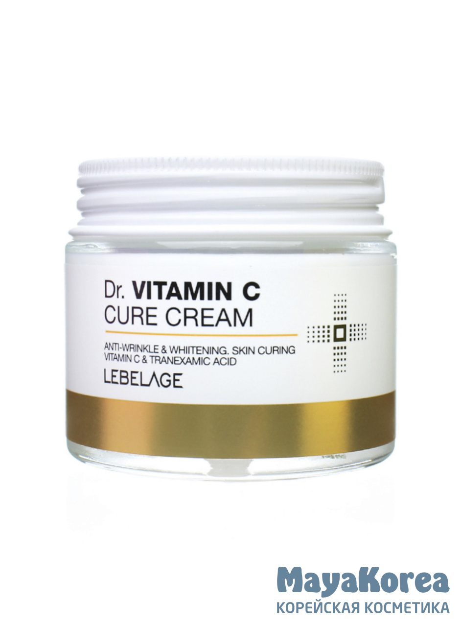 LEBELAGE Dr. VITAMIN C CURE CREAM Антивозрастной крем для лица с витамином C 70мл