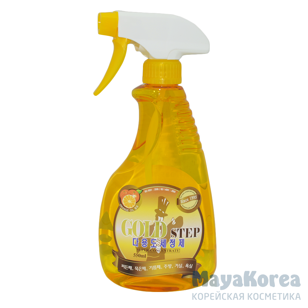 KMPC Gold Step Multi-Purpose Cleaner Универсальное жидкое чистящее средство для дома с частицами золота