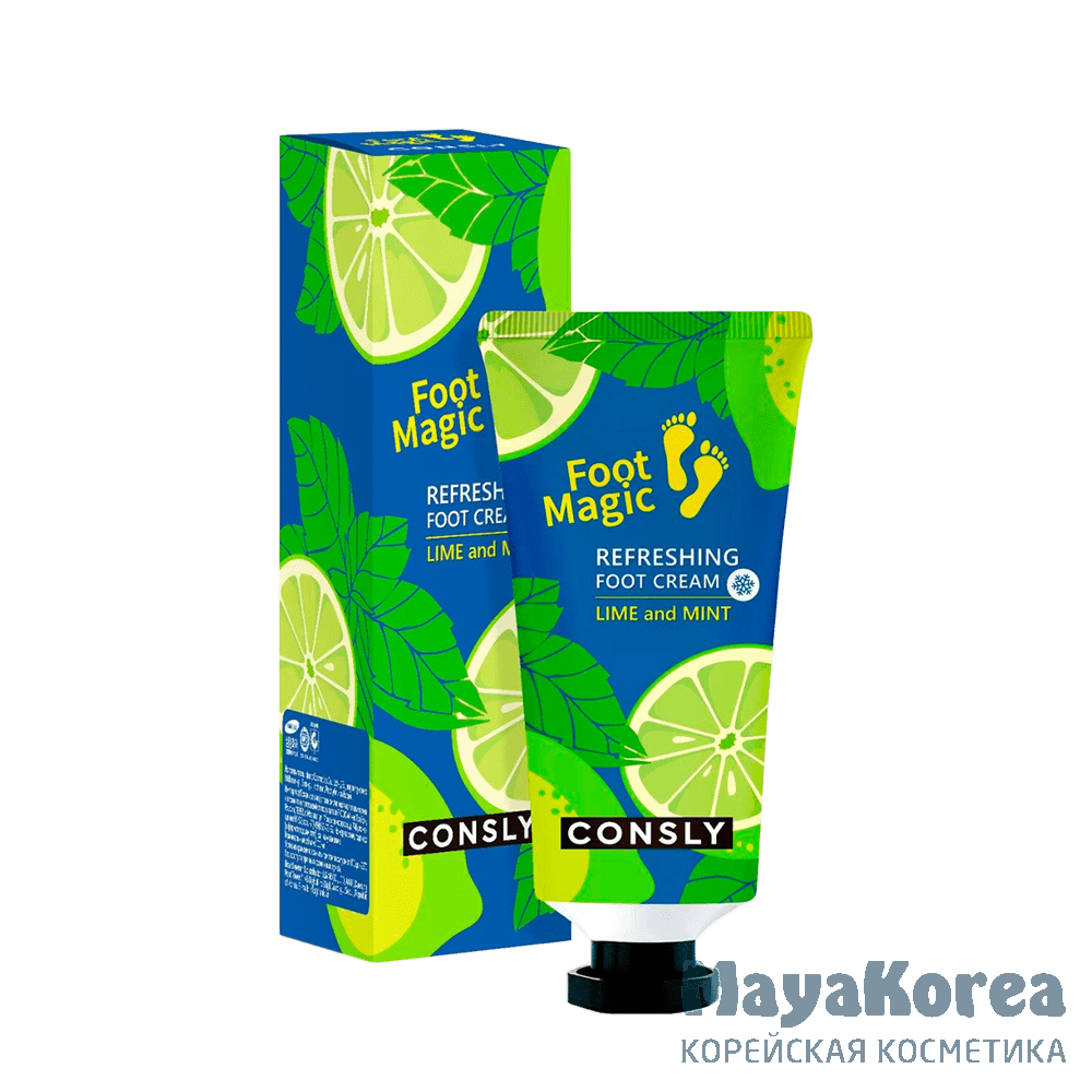 Освежающий крем для ног, 100мл, Consly Consly Refreshing Foot Cream, 100ml