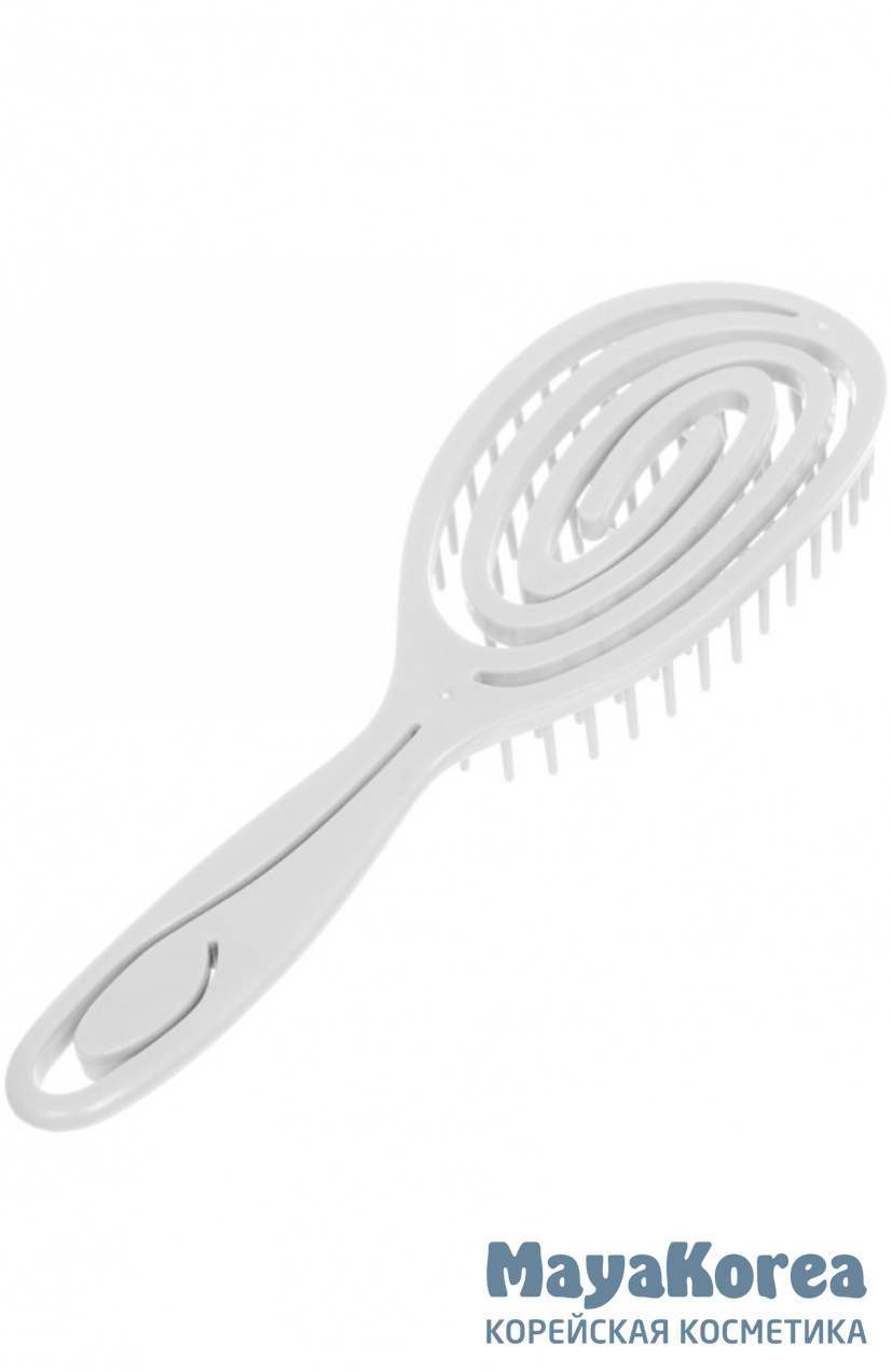 [COSMO STYLE] Расчёска массажная для бережного 
расчесывания мокрых волос ОВАЛЬНАЯ БЕЛАЯ
21,8 х 6,8 см, 1 шт.