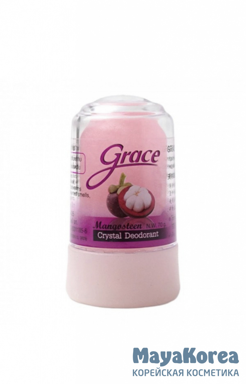 [GRACE] Дезодорант кристаллический МАНГОСТИН натуральный, 50 гр