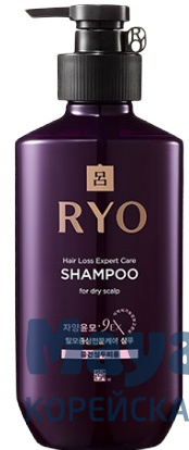 RYO HL Шампунь для волос от выпадения для нормальной и сухой кожи головы RYO Hair Loss Care Shampoo For Normal & Dry Scalp 400мл