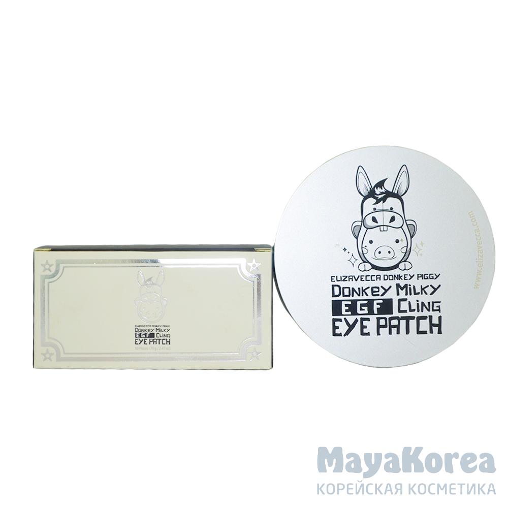 ЕЛЗ Milky Piggy Патчи для глаз elizavecca donkey piggy milky egf cling eye patch 70гр