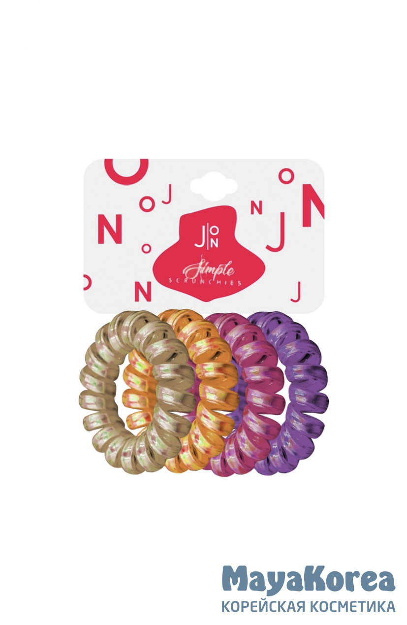 [J:ON] Резинки-пружинки для волос в ассортименте Simple Scrunchies