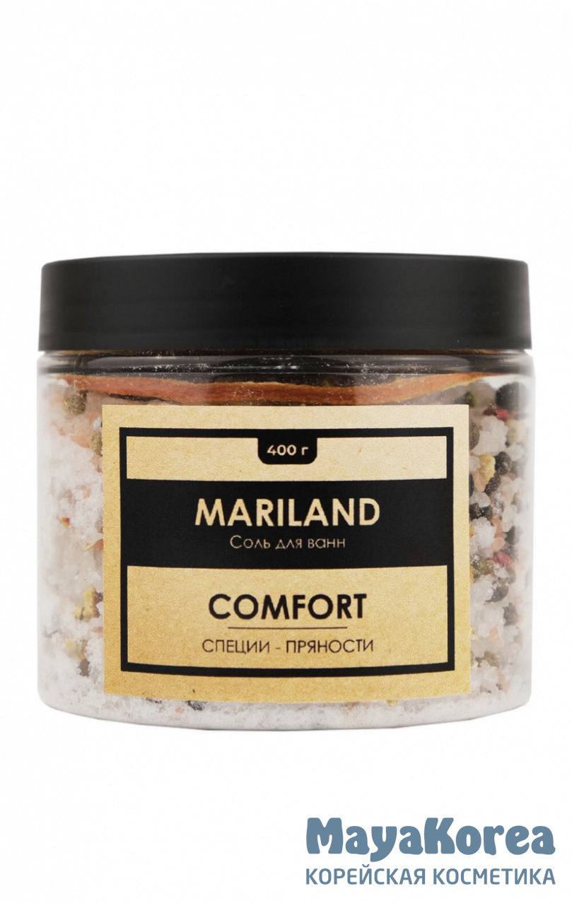 Расслабляющая соль для ванн со специями и пряностями MARILAND COMFORT Sea Salt 400 гр