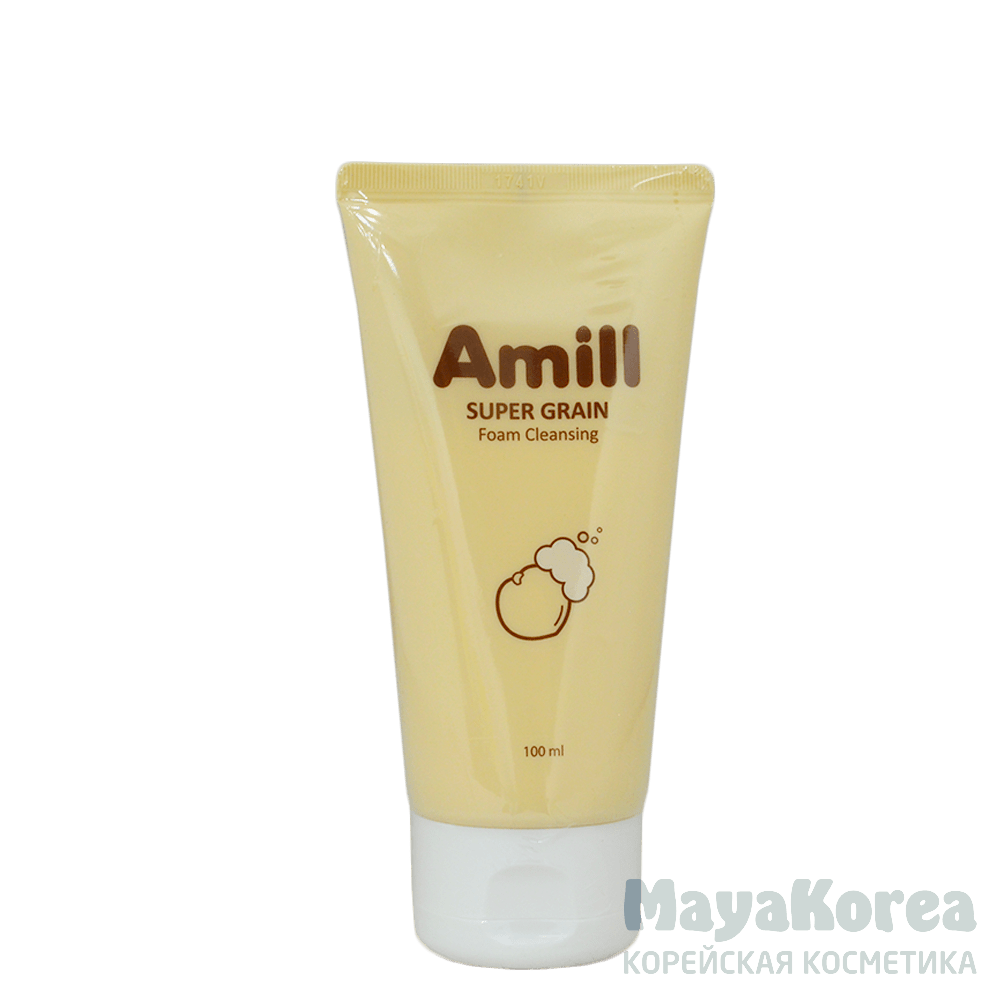 AML Пенка очищающая с зерновыми экстрактами AMILL SUPER GRAIN FOAM CLEANSING 100мл