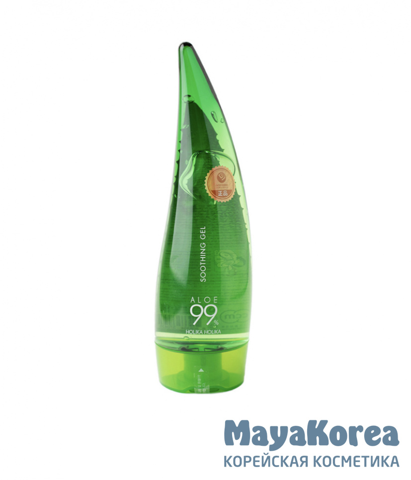 Holika Holika Aloe 99% Soothing Gel 250 ml Универсальный несмываемый гель Aloe 99% Soothing Gel, 250 мл