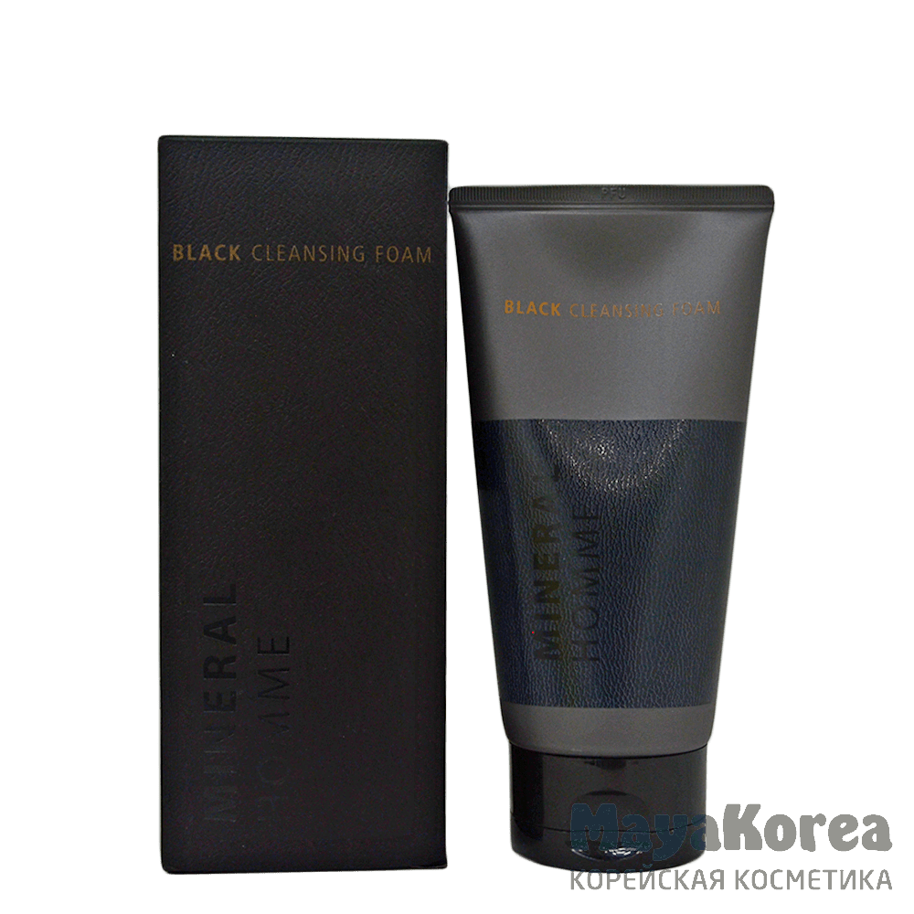 СМ Homme Black Пенка для умывания увлажняющая Mineral Homme Black Cleansing Foam(N2) 150мл