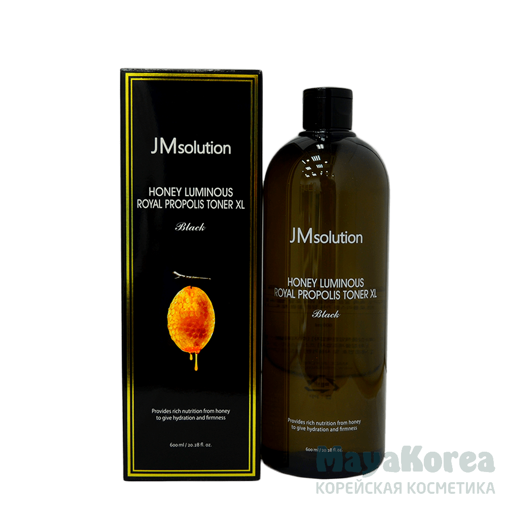 JMSOLUTION HONEY LUMINOUS ROYAL PROPOLIS TONER XL Тонер для лица с экстрактом прополиса 600 МЛ