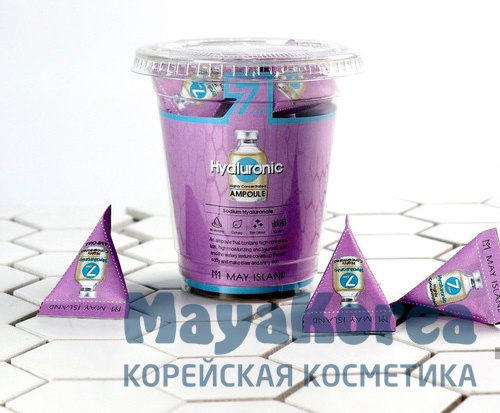 May Island Сыворотка с гиалуроновой кислотой - 7 Days highly concentrated hyaluron ampoule, 3г