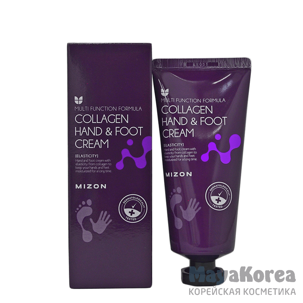 MIZON COLLAGEN HAND & FOOT CREAM Крем для рук и ног с коллагеном 100мл