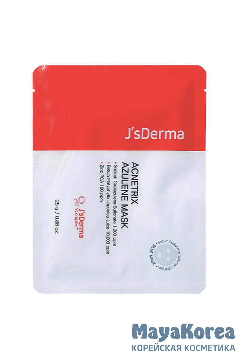 JsDERMA  Acnetrix Azulene Mask (25g) Успокаивающая маска с азуленом