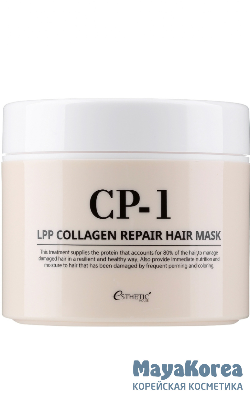 [ESTHETIC HOUSE] Восстанавливающая маска для волос CP-1 LPP COLLAGEN REPAIR HAIR MASK, 300 мл
