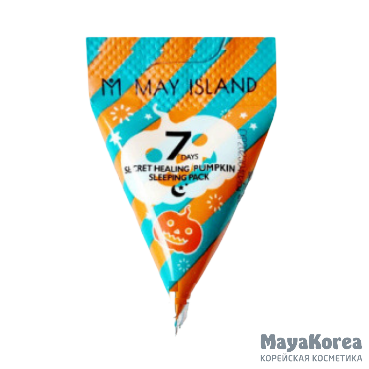May Island Seven Days Secret Healing Pumpkin Sleeping Pack, 5g Успокаивающая ночная маска с экстрактом тыквы, 5g May Island