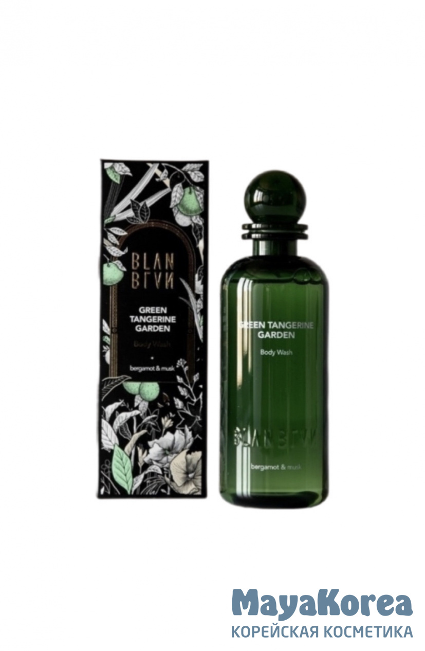 BlanBlan Гель для душа (бергамот, мускус) GREEN KALE GARDEN TOXPURE BODY WASH BERGAMOT & MUSK 200 мл
