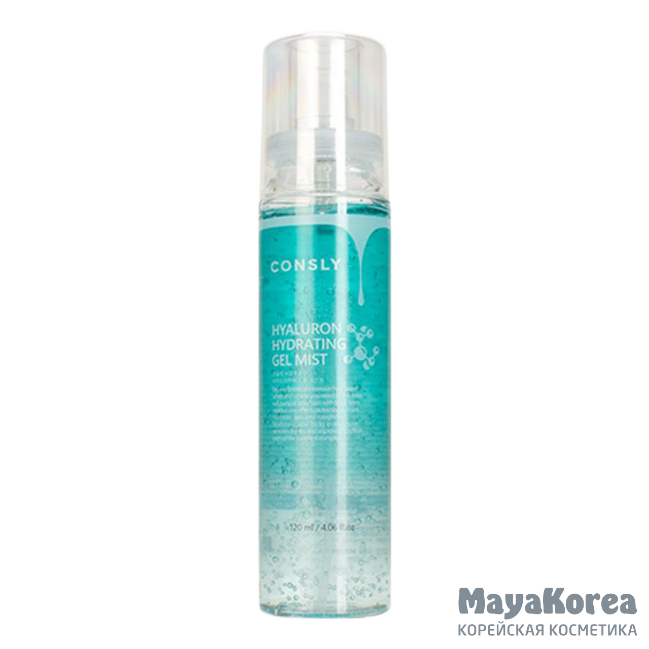 Consly Hyaluronic Acid Hydrating Gel Mist, 120ml Увлажняющий гель-мист для лица с гиалуроновой кислотой, 120мл, Consly
