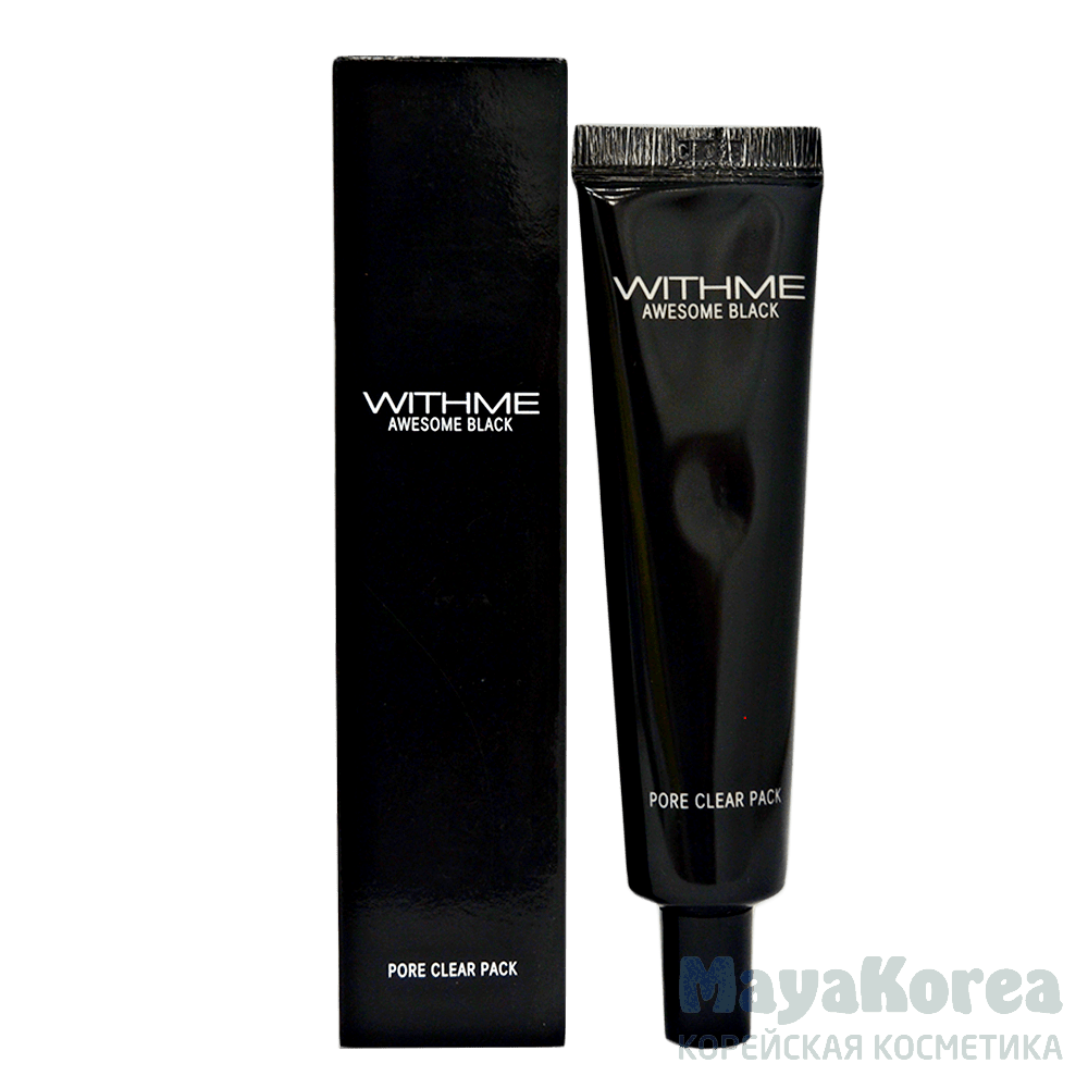 [WITHME] Маска для лица ОЧИЩАЮЩАЯ Awesome Black Pore Clear Pack, 30 гр