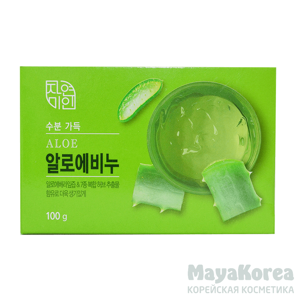 МКН Soap Мыло алоэ, 100 гр Fresh Aloe Soap 100g 100гр