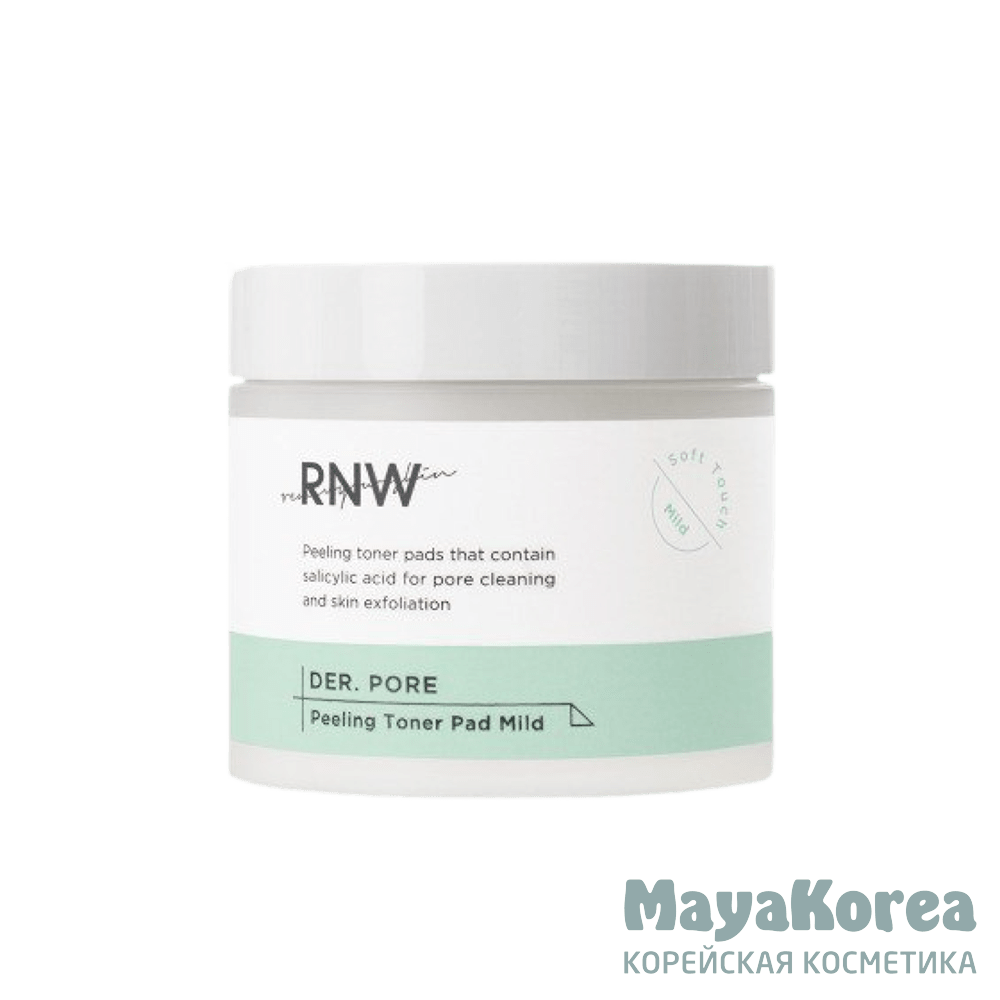RNW DER.PORE PEELING TONER PAD MILD Отшелушивающие подушечки для лица 140мл