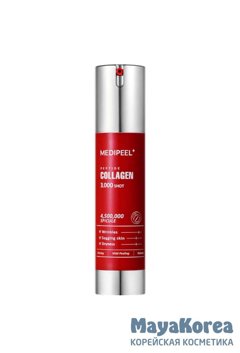 Обновляющая сыворотка-бустер MEDIPEEL⁺ Peptide Collagen 3000 Shot Serum (50г)