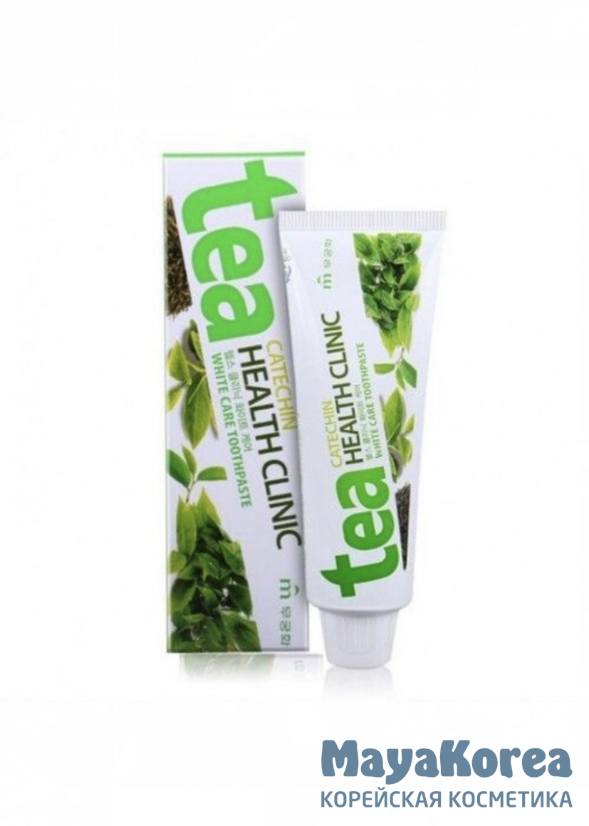 Mukunghwa Паста зубная отбеливающая с экстрактом зеленого чая - Tea catechin health clinic, 100г