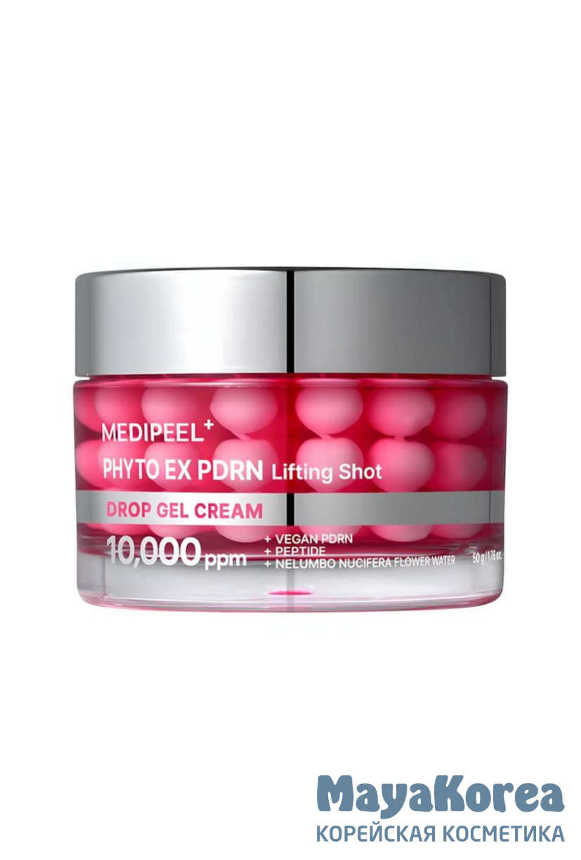 Капсульный лифтинг-крем со спикулой MEDIPEEL⁺ Phyto Ex PDRN Lifting Shot Drop Gel Cream (50г)