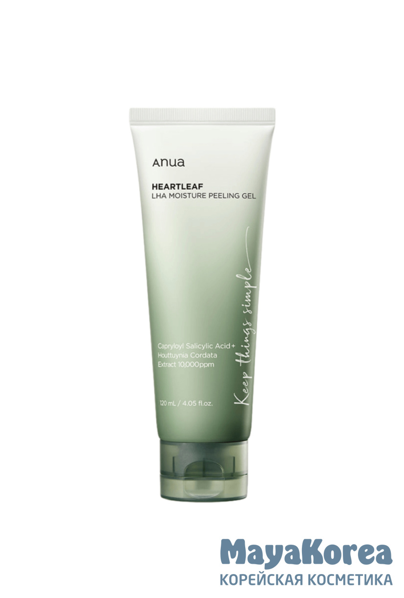 Пилинг-гель отшелушивающий с LHA-кислотой   ANUA Heartleaf  LHA Moisture Peeling Gel 120 ml