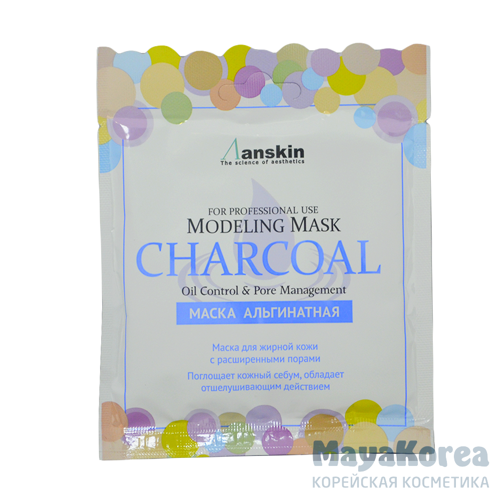 АН Original Маска альгинатная для кожи с расшир.пор. (саше) 25гр Charcoal Modeling Mask / Refill 25гр