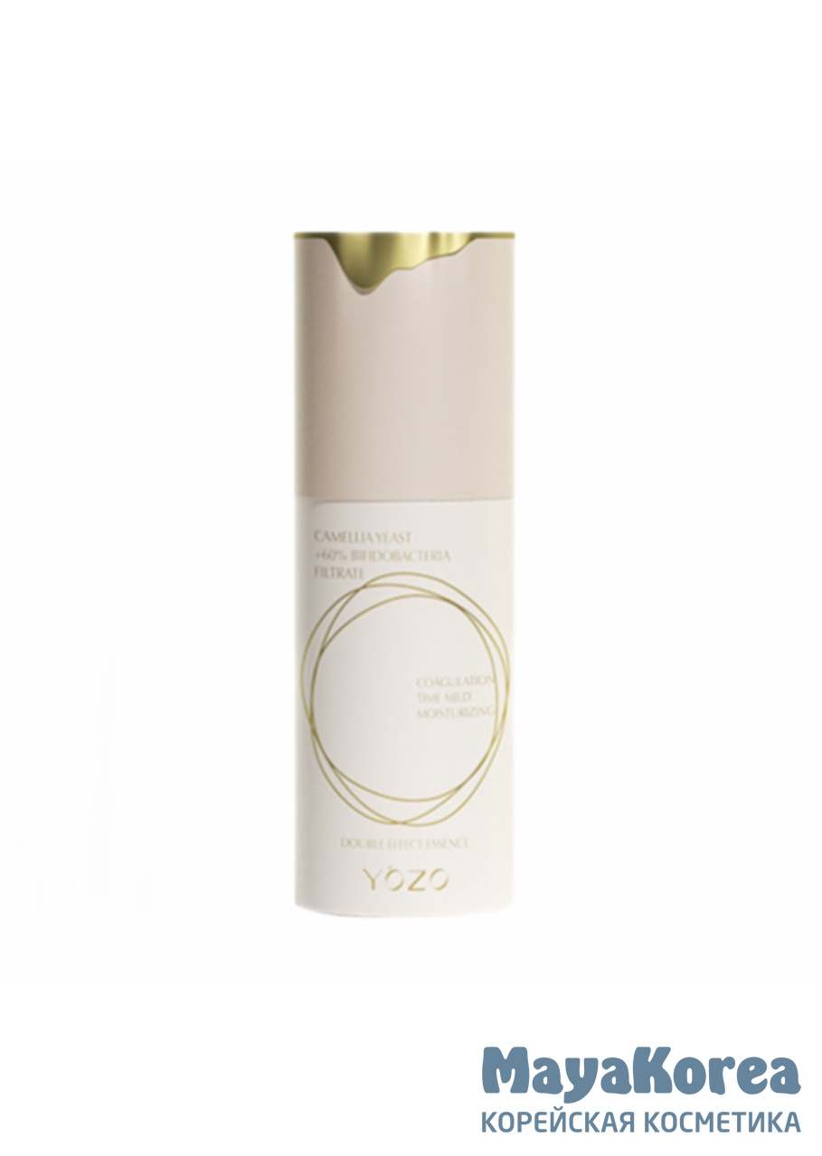 [YOZO] ОМОЛОЖЕНИЕ/БИОМ Эссенция для лица Camellia Yeast + 60% Bifidobacteria Filtrate Coagulation Time Mild Moisturizing Double-Effect Essence, 30 мл