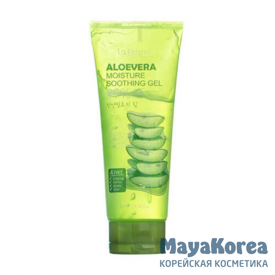 FarmStay Гель увлажняющий с экстрактом алоэ - La ferme aloe vera moisture soothing gel, 200мл