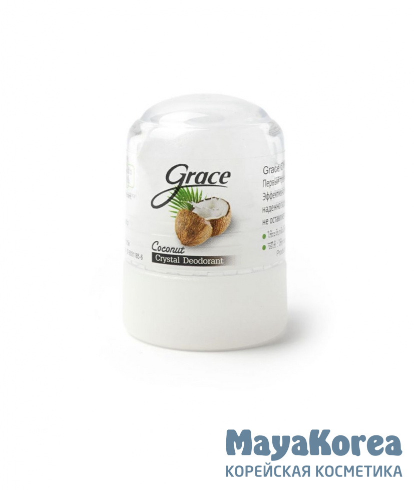 [GRACE] Дезодорант кристаллический КОКОС натуральный, 50 гр