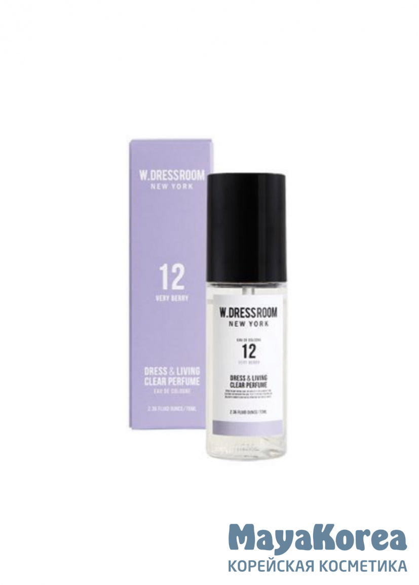 Спрей парфюмированный № 12, W.Dressroom Dress & Living Clear Perfume № 12 Very Berry 70ml
