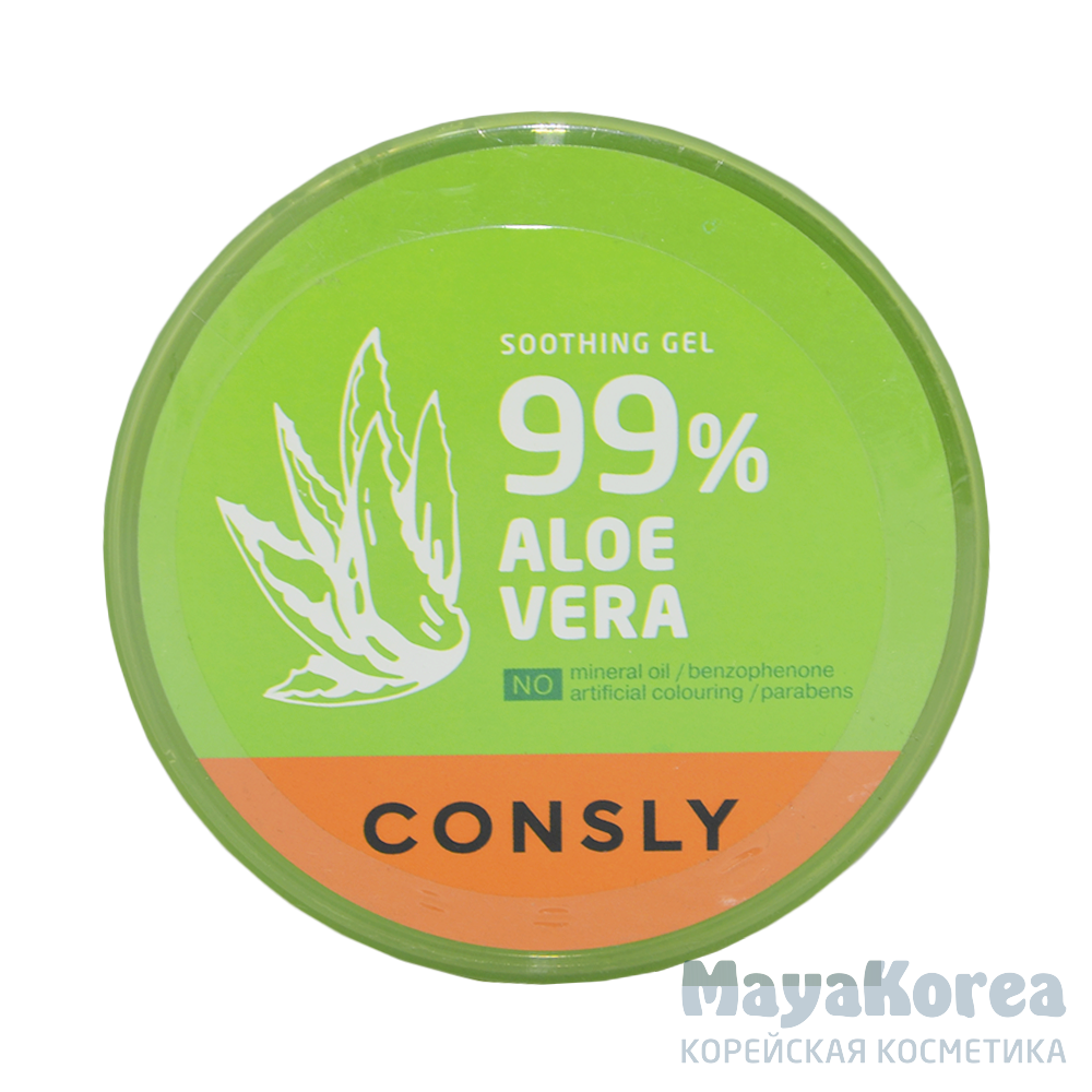CONSLY Aloe Vera Soothing Gel, 300ml Успокаивающий гель с экстрактом алоэ вера, 300мл, Consly