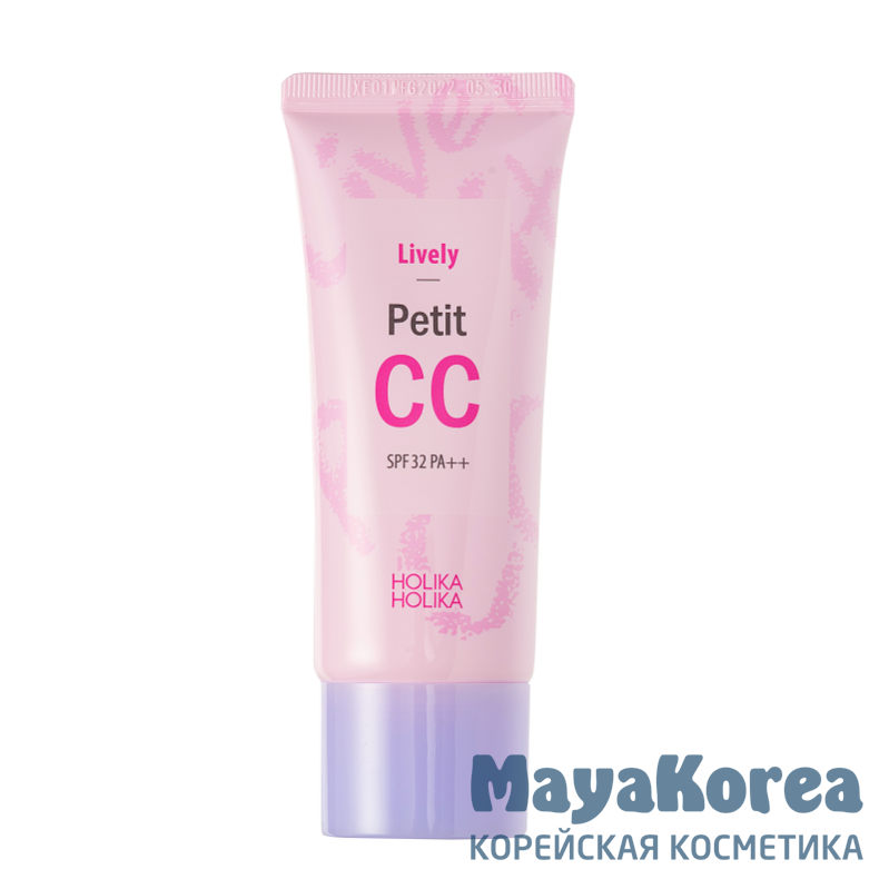 Holika Holika Petit CC Lively SPF 32 PA++ СС-крем для лица, холодный подтон Lively Petit CC SPF 32 PA++