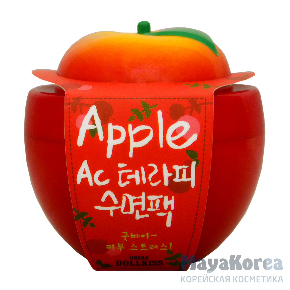 Ночная маска для проблемной кожи Urban Dollkiss APPLE AC THERAPHY SLEEPING PACK 100 гр.