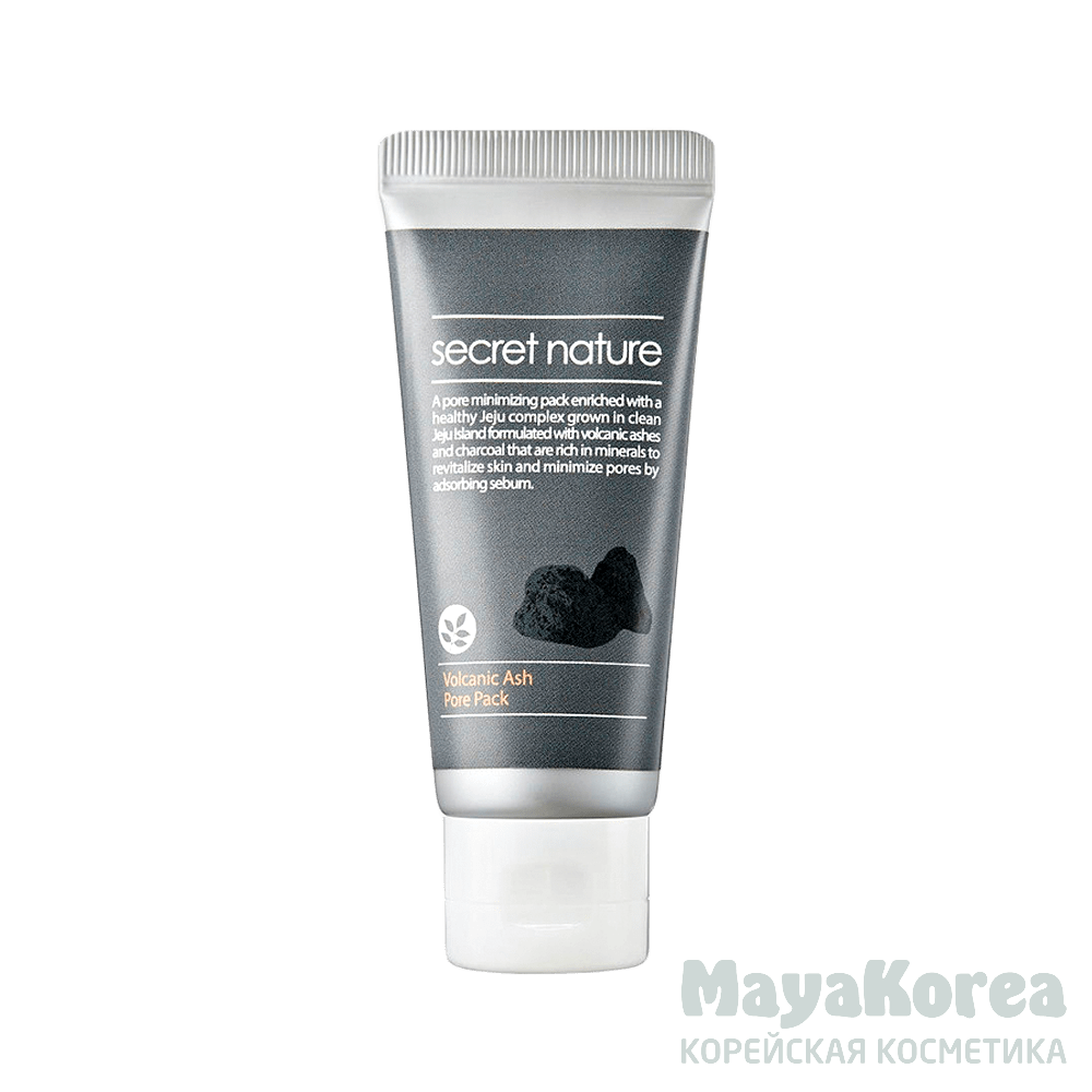 Очищающая маска для лица с вулканическим пеплом МИНИ SECRET NATURE VOLCANIC ASH PORE PACK MINIATURE SAMPLE 30ml