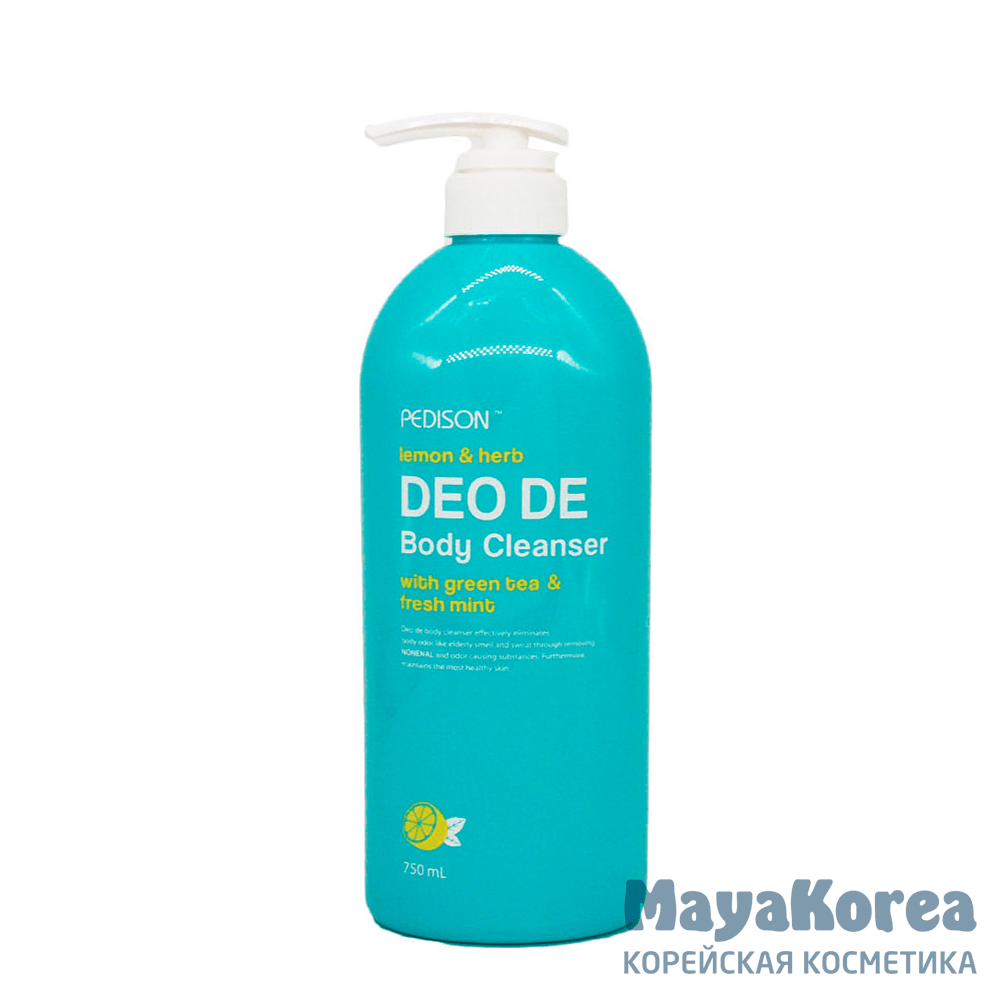 [Pedison] Гель для душа ЛИМОН/МЯТА Deo De Body Cleanser, 750 мл