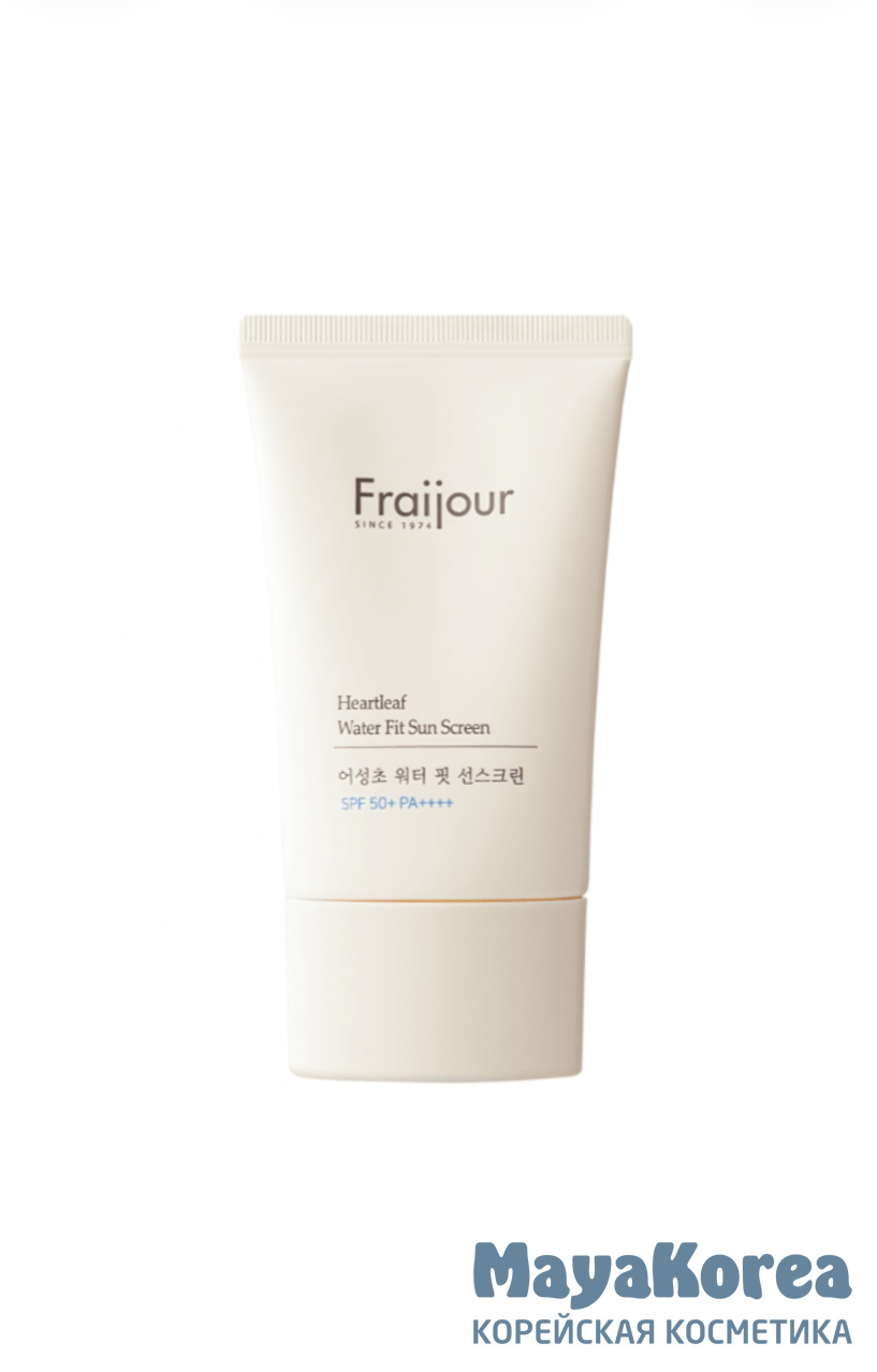 [Fraijour] Лёгкий солнцезащитный крем для лица с SPF 50+ PA++++ Heartleaf Water Fit Sun Screen, 50 мл