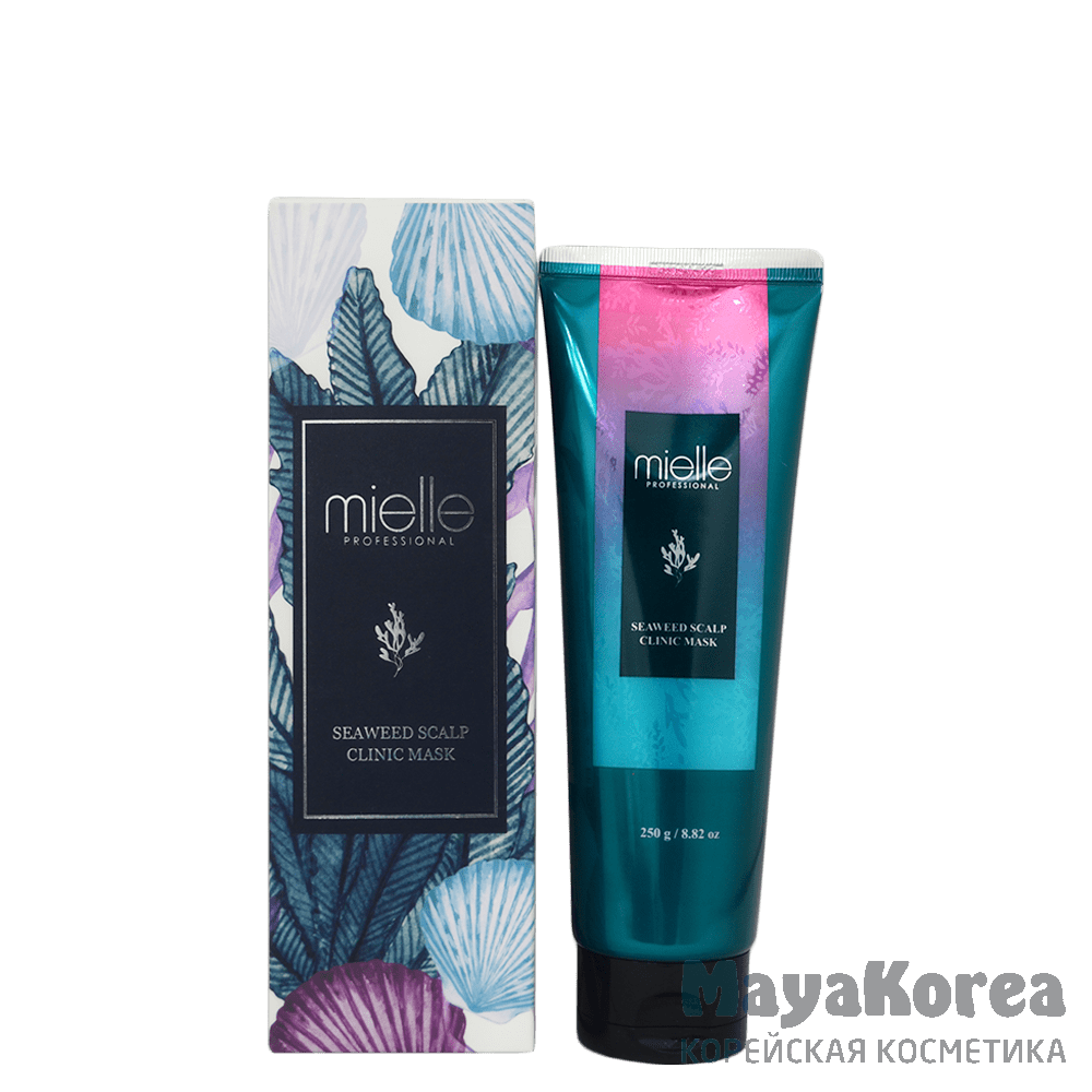 Mielle Professional Seaweed Scalp Clinic Mask, 250g Маска для волос и кожи головы с морскими водорослями, 250г, Mielle Professional