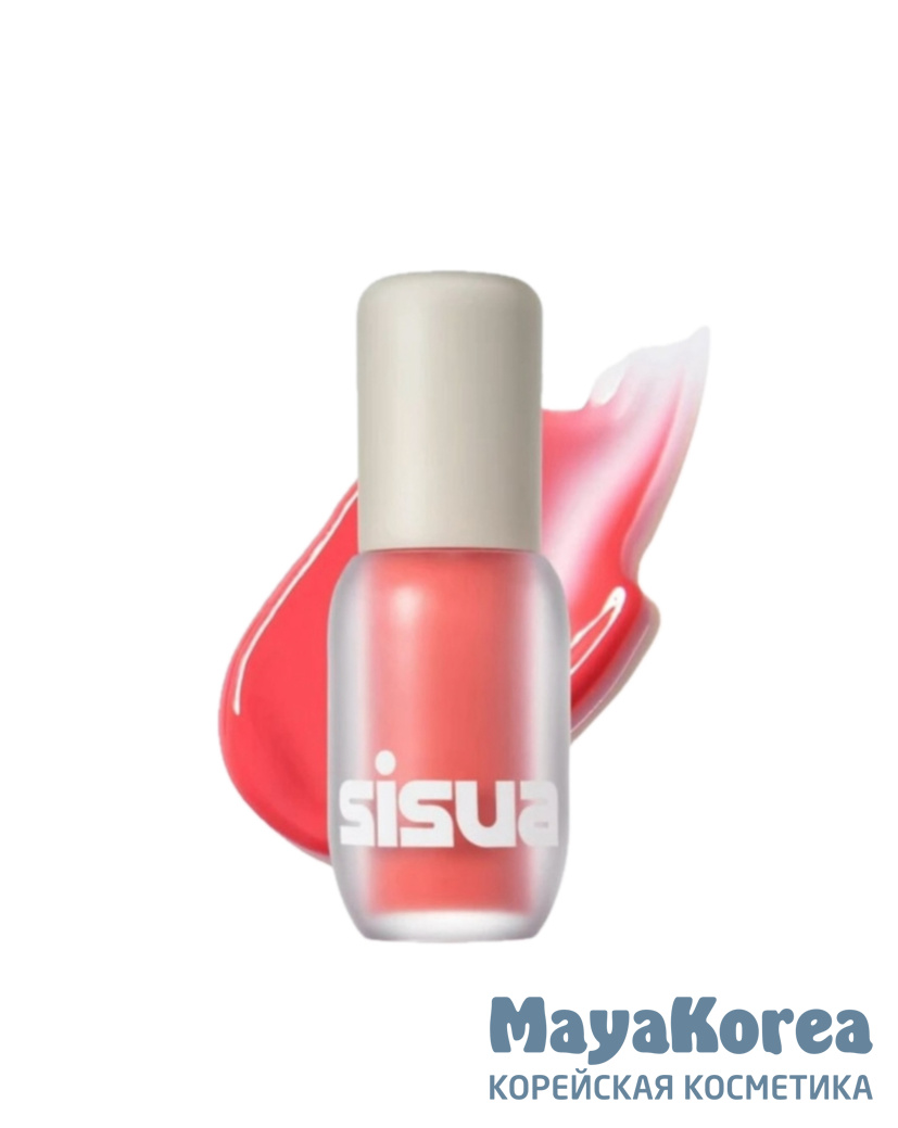 Блеск-плампер для губ в оттенке неоновой гуавы UNLEASHIA Sisua Popcorn Syrup Lip Plumper No. 3 Neon Guava